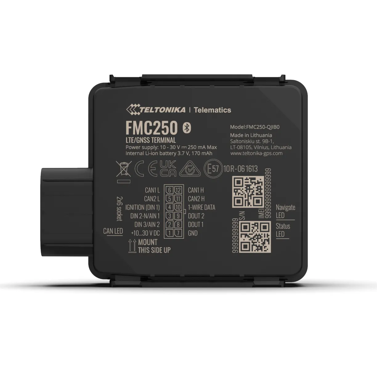 GPS Tracker FMC250 mit CAN-BUS Chip und IP67