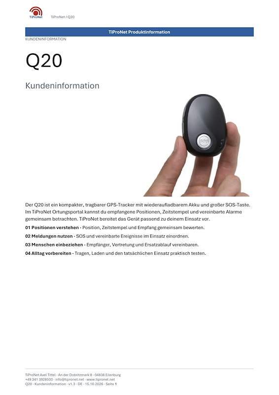 PDF-Cover: Q20 – Kundeninformation – Klassisch – DE – V1.3