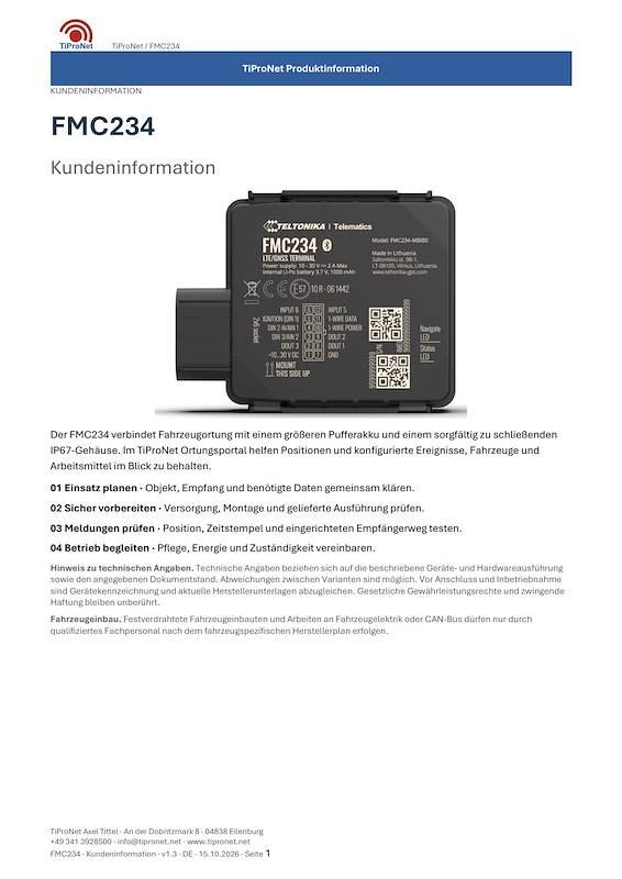 PDF-Cover: FMC234 – Kundeninformation – Modern – DE – V1.3