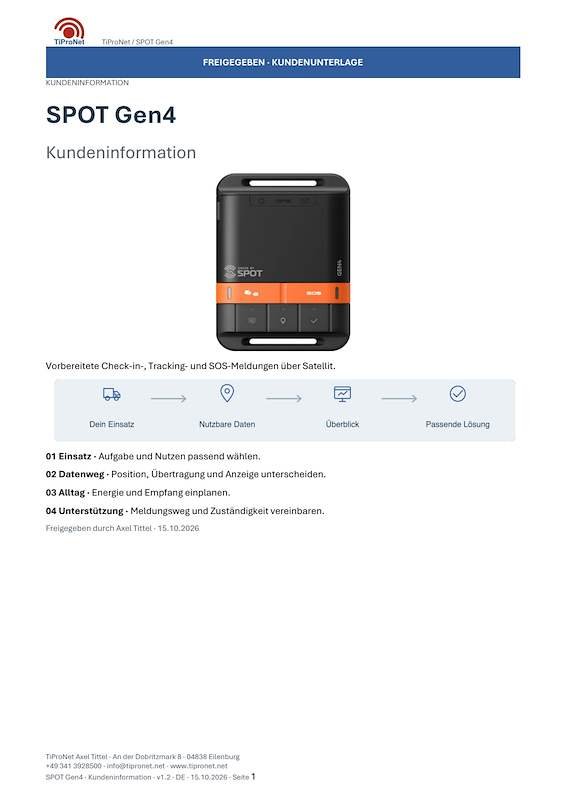 PDF-Cover: SPOT-Gen4 – Kundeninformation – Modern – DE – V1.2